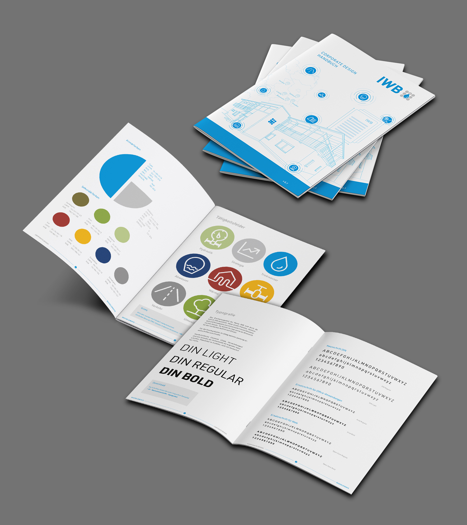 Broschüre mit Corporate Design